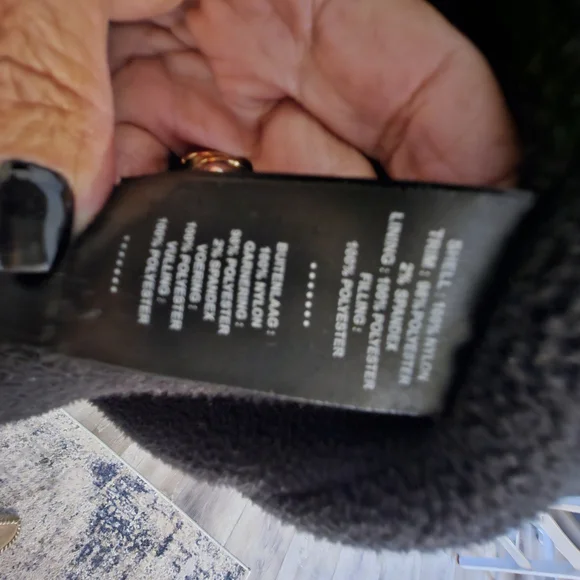 Harley-Davidson Quilted Black Bomber Jacket with Maroon Embroidery - Picture 4 of 10